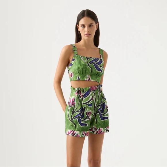 Aje Tops - NWT AJE Eden tie back top size 10 reg $225